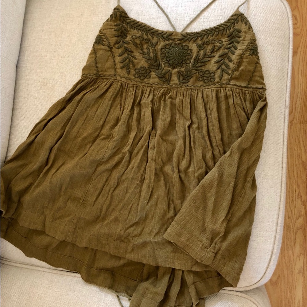 🌼FREE PEOPLE TIE TANK🌼